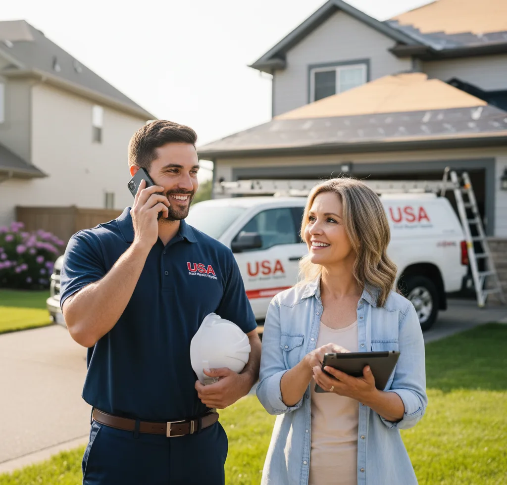 USA Roof Repair Experts customer support in Bulger